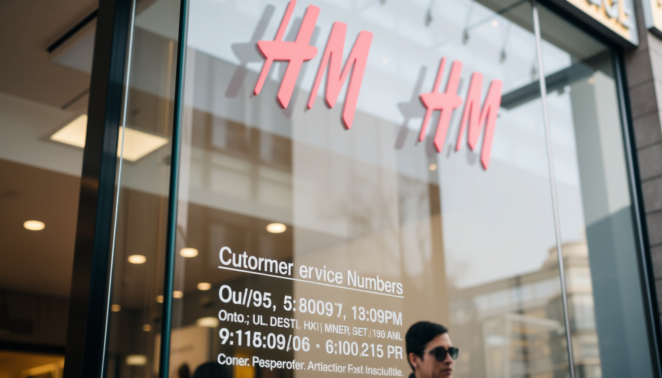 H&M kontakt telefon – nummer och öppettider
