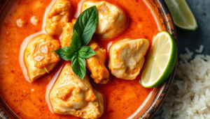 Kyckling röd curry kokosmjölk – enkelt recept