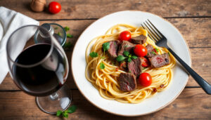 Oxfilé pasta på italienska – recept, tips och vinval